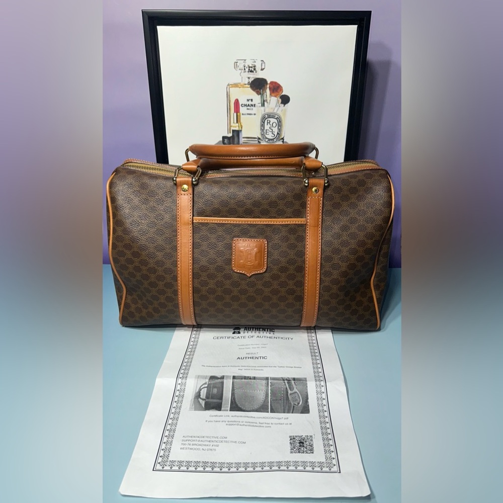 Celine Vintage Macadam Boston EUC - COA included.